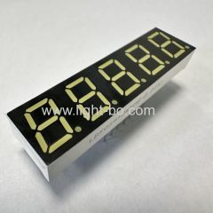 Ultra bright white 0.39inch 5 Digit LED Display 7 Segment common anode for process control