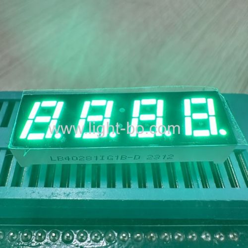 pure green display;4 digit 7mm green;pure green 7 segment;0.28inch pure green;7mm 4 digit led display