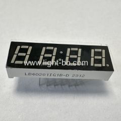 Pure Green 7mm 4 Digit 7 Segment LED Display common anode for humidity indicator