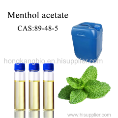 L-Menthyl Acetate Food Additive Cooling Agent Menthol Acetate CAS: 89-48-5
