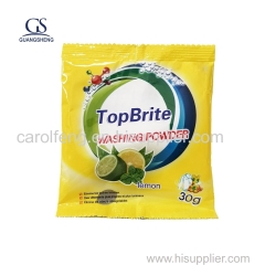 customized 30g detergent washing powder high foam hand washing powder