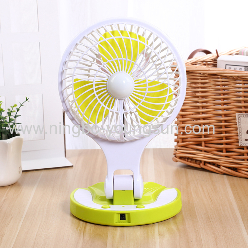 8 Inch Rechargeable Mini Portable Desk LED Fan