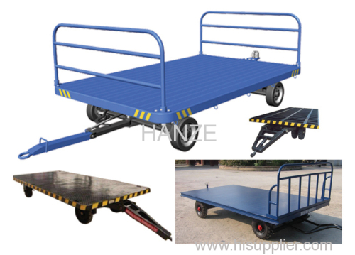 towed type equipment cart airport trailer aircraft service equipment baggage trolley