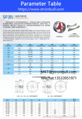 Stronbull Pipeline Fan SF (B) Metal Axial Flow Workshop Ventilation and Cooling