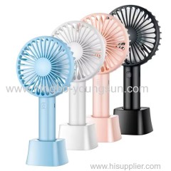 2024 New mini portable desktop can tilt back and forth usb handheld fan