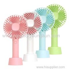 2024 New mini portable desktop can tilt back and forth usb handheld fan