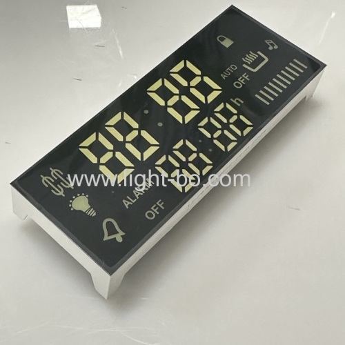Ultra bright white dual line 4 Digit LED Display 7 Segment Common cathode for gas cooker/over timer