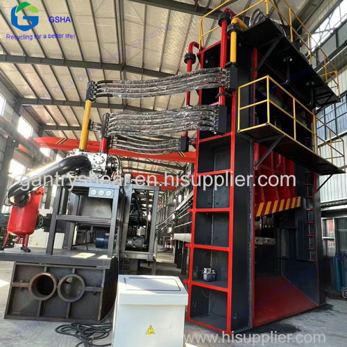 Hydraulic gantry type metal shear for scrap ship steel plate cutting machine