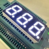 Ultra bright white common anode 0.52&quot; triple digit 7 segment led display for instrument panel
