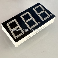 Tri-color Red/White/Orange 3 Digit 0.56inch LED Display 7 Segment Common cathode for Temperature Indicator