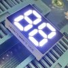 2 Digit 12mm 7 Segment LED Display common cathode Ultra bright white for temperature control