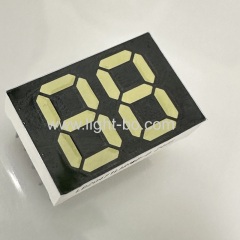 2 Digit 12mm 7 Segment LED Display common cathode Ultra bright white for temperature control