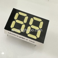 2 Digit 12mm 7 Segment LED Display common cathode Ultra bright white for temperature control