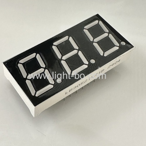 Super bright Green 3 Digit 13.2mm 7 Segment LED Display common cathode for Temperature Controller