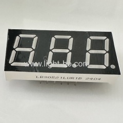 Ultra bright Red Triple Digit 0.52inch 7 Segment LED Display common cathode for temperature indicator