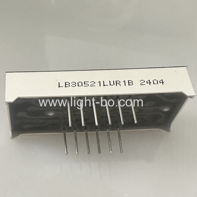 Ultra parlak kırmızı üç haneli 0.52 inç 7 segment led ekran sıcaklık göstergesi için ortak katot