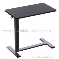 Best Selling Gas Spring Adjustable Sit Stand Laptop Workstation Computer Cart Mobile Standng Desk