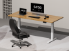 3 Segment Desk Adjustable Electric Double Motors Height Adjustable Sit Standing office Table Desk