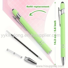 1.0mm black Refill Metal ballpoint pen