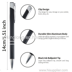 China professional manufacture luxury metallic promotional ball pen colorful metal ballpoint custom pen with logo pen