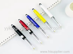 Ballpoint Pen Foldable LED Light Mobile Phone Rack Touch Ballpoint Pen