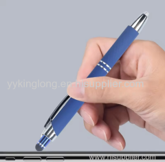 Kinglong Metal Led Light Pen Multi-Function Touch Screen Ballpoint Pen Can Print Logo Multi-Color Light Pen