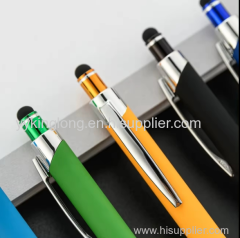 Kinglong Metal Led Light Pen Multi-Function Touch Screen Ballpoint Pen Can Print Logo Multi-Color Light Pen