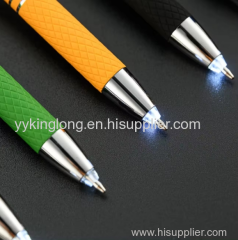 Kinglong Metal Led Light Pen Multi-Function Touch Screen Ballpoint Pen Can Print Logo Multi-Color Light Pen