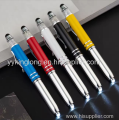 OEM Luxury Brass Pen With Led Light Pen