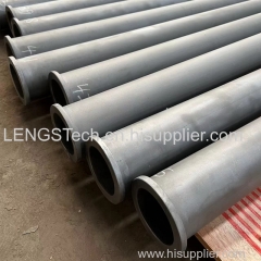 SiSiC radiant tubes sintered silicon carbide tube heating protective tube