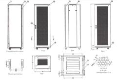 Standing Network Cabinet Fiber Optic Distribution Cabinet odf Optical Distribution Frame