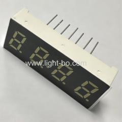 Ultra Bright White 4-digit 0.3-inch Common Anode 7 segment led display for medical instrument panell