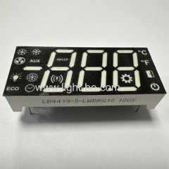 Multicolour 3 Digit 17mm 7 Segment LED Display commoon cathode for Refrigerator Controller