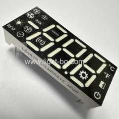 Multicolour 3 Digit 17mm 7 Segment LED Display commoon cathode for Refrigerator Controller