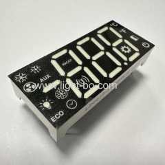 Multicolour 3 Digit 17mm 7 Segment LED Display commoon cathode for Refrigerator Controller