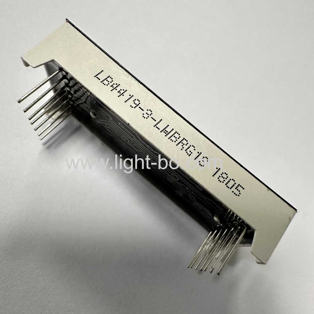 냉장고 컨트롤러용 멀티컬러 3자리 17mm 7세그먼트 LED 디스플레이 공통 음극