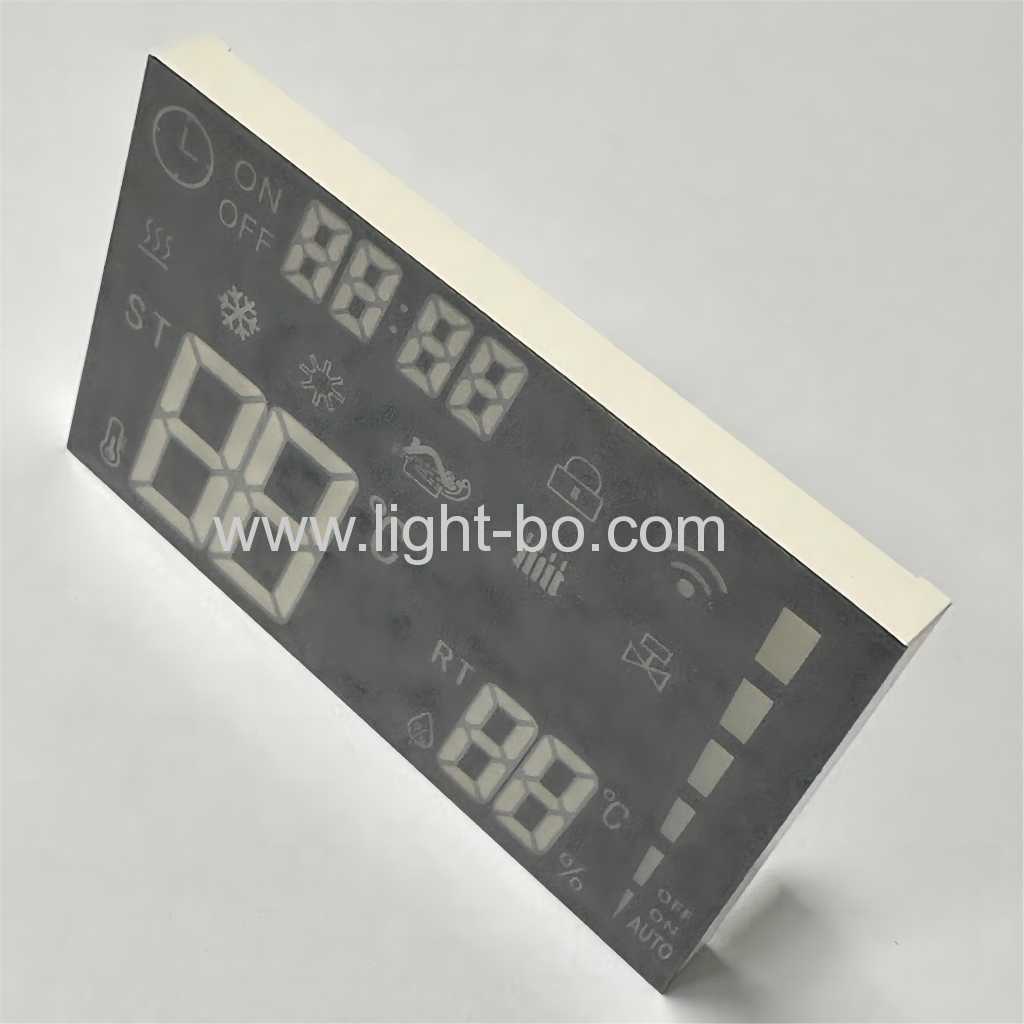 modulo display led a 7 segmenti dal design personalizzato, catodo comune per il controllo della temperatura/umidità/ventola