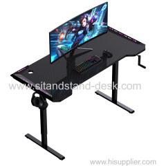 Hot Sale Gaming Computer Desk Racking Table PC Desk Height Adjustable Gaming Desk