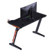 High Quality RGB Gamer Table Gaming Computer Desk LED Table Gaming with Headset and Cup Hanger