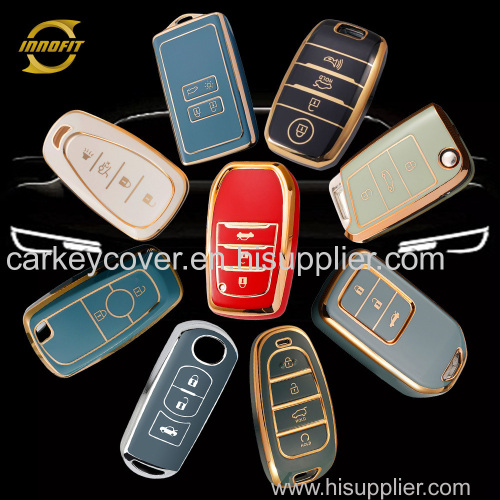 Innofit Tpu Car Key Cover Fob Case Factory For Toyota Renault Volkswagen Mazda Ford Honda Kia Chevrolet Auto Accessories