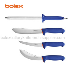 butcher knife skinning boning knives trimming chef slaughter breaking cimeter meat processing sharpening steel