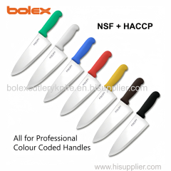 chef cook knife kitchen knives butchery slicer knife sets kits santoku colour coded handle