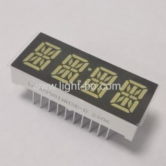 Custom Ultra White 4 Digit 10.2mm 14 Segment LED Display common anode for home appliances