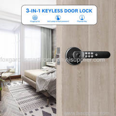 Foxgard Fingerprint Door Lock with 100 Sets Biometric Fingerprints 50 Passwords for Home