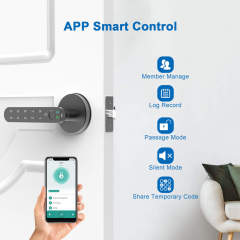 Fingerprint Door Lock Biometric Door Lock Smart Door Knob with Keypad