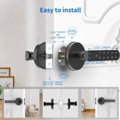 Fingerprint Door Lock Biometric Door Lock Smart Door Knob with Keypad