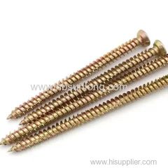 Window frame screws with flat or pan or cylindrical head Hi-Low thread