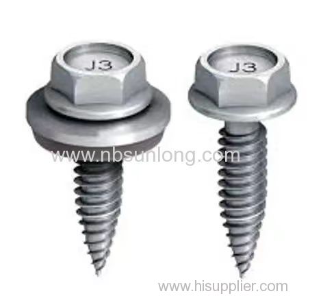 Factory Bimetal Screws Anti-Corrosion With EPDM Washers Hex Head Self-Tapping for Building Roofing