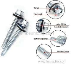 Bi-Metal Screw A2/A4 Stainless Steel+ Alloy Steel Self-Tapping Screw 6.0 x 25mm