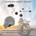 Bluetooth helmet headset with answer call listen to music group intercom